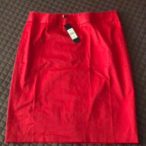 NWT cotton sateen pencil skirt
